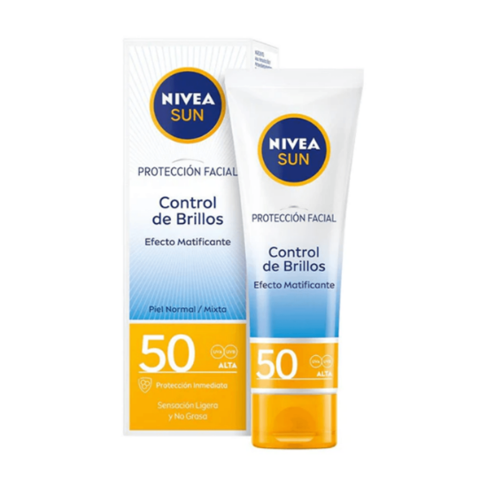 Imagen de PROTECTOR SOLAR ANTI-BRILLO NIVEA SUN FPS50 50ML
