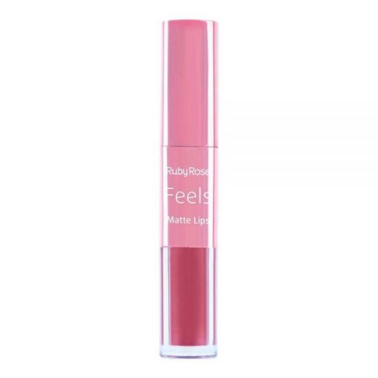 Imagen de LABIAL DUO MATTE FEELS RUBY ROSE COR-264 HB-8608