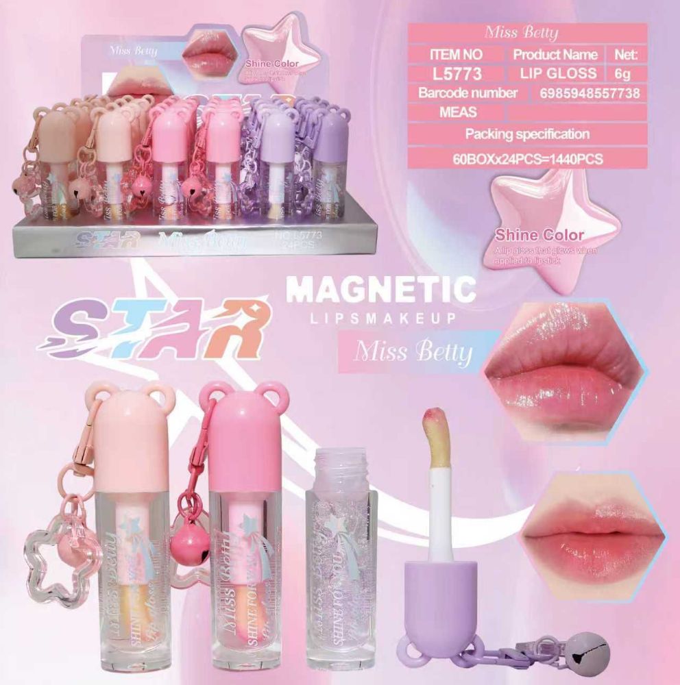 Imagen de LIP GLOSS C/ LLAVERO MISS BETTY  L5773