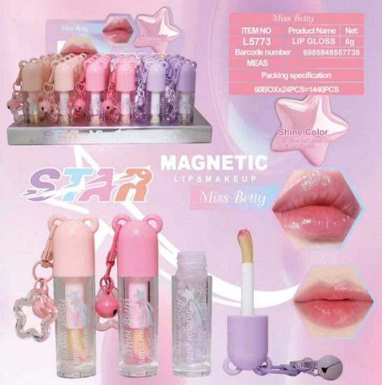Imagen de LIP GLOSS C/ LLAVERO MISS BETTY  L5773