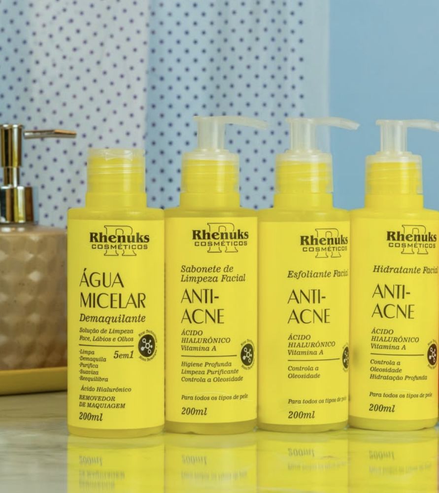 Imagen de KIT FACIAL X 4 ANTI-ACNE RHENUKS COSMETICOS