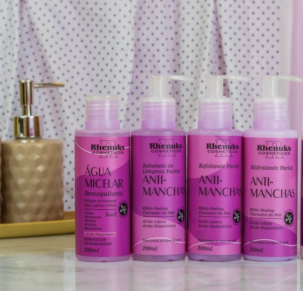 Imagen de KIT FACIAL X 4 ACIDO ANTI-MANCHAS RHENUKS COSMETICOS