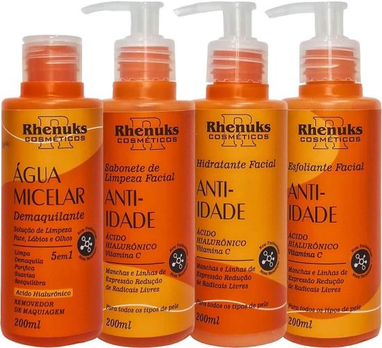 Imagen de KIT FACIAL X 4 VITAMINA C RHENUKS COSMETICOS