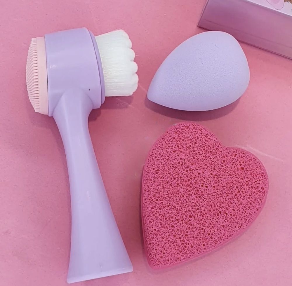 Imagen de KIT 3PCS CEPILLO +ESPONJITAS AGE -525