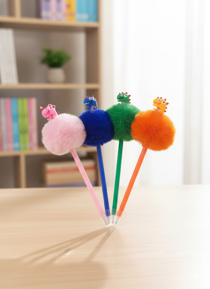 Imagen de BOLIGRAFO POMPON DINO 86C6