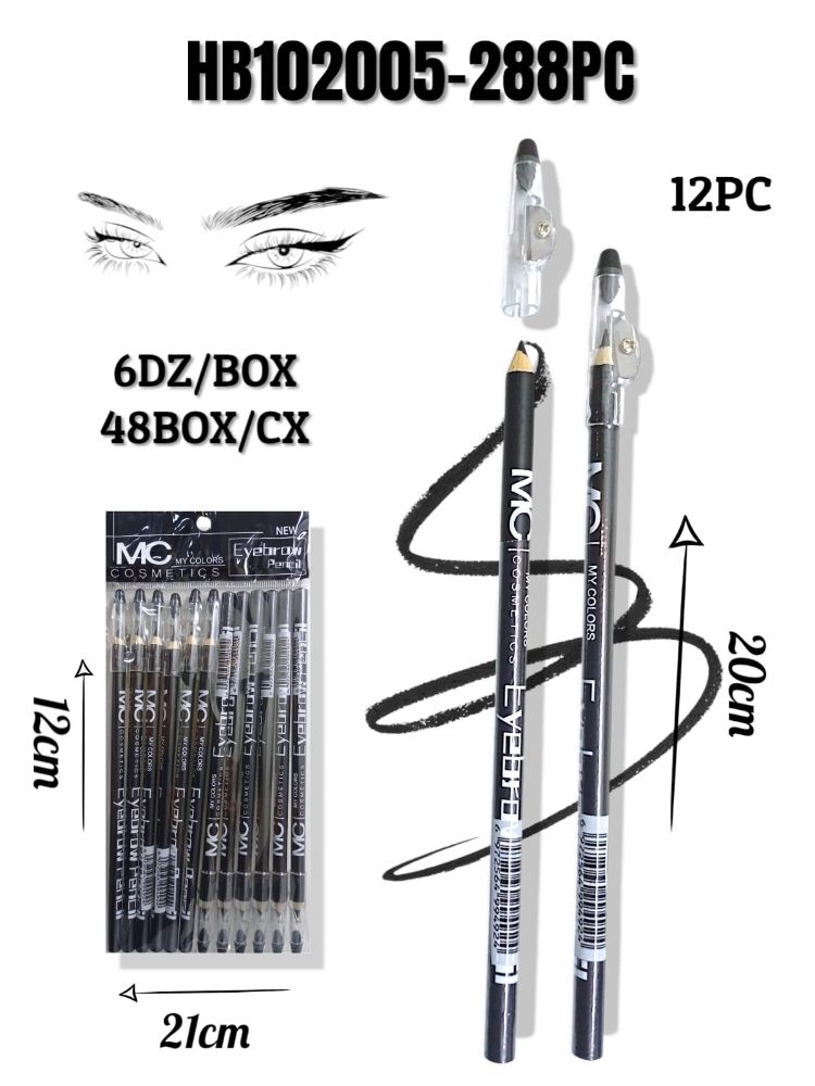 Imagen de LAPIZ DE OJOS NEGRO HB102005