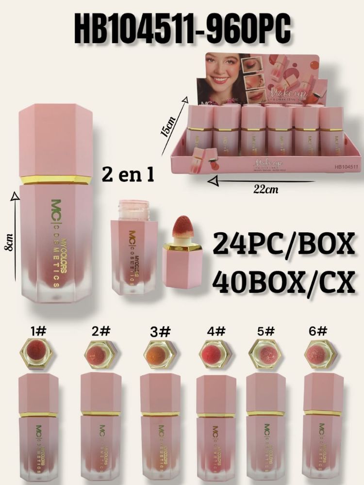 Imagen de LABIAL/ BLUSH LIQ.2EN1 HB104511