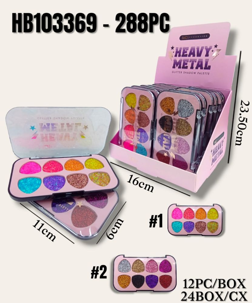 Imagen de PALETA DE SOMBRA C/ BRILLO HB103369