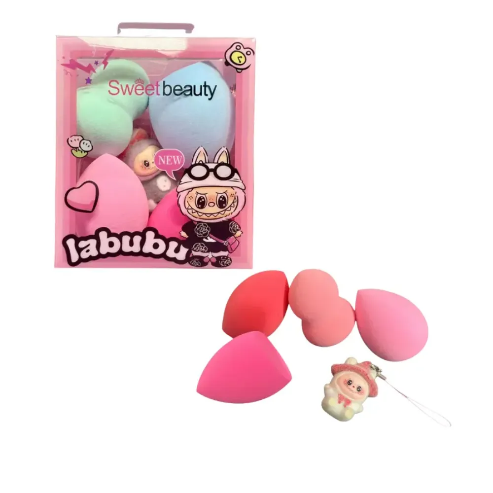 Imagen de SET ESPONJITAS 4 PCS SWEET BEAUTY FP-2765