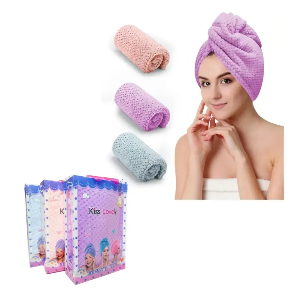 Imagen de TOALLA CAPILAR KISS LOVELY BX-3772