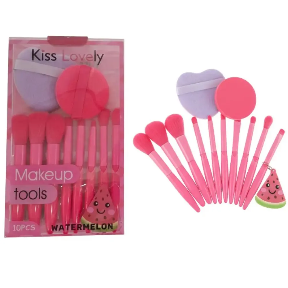 Imagen de SET ESPONJITA + BROCHAS 10PCS KISS LOVELY BX-2085