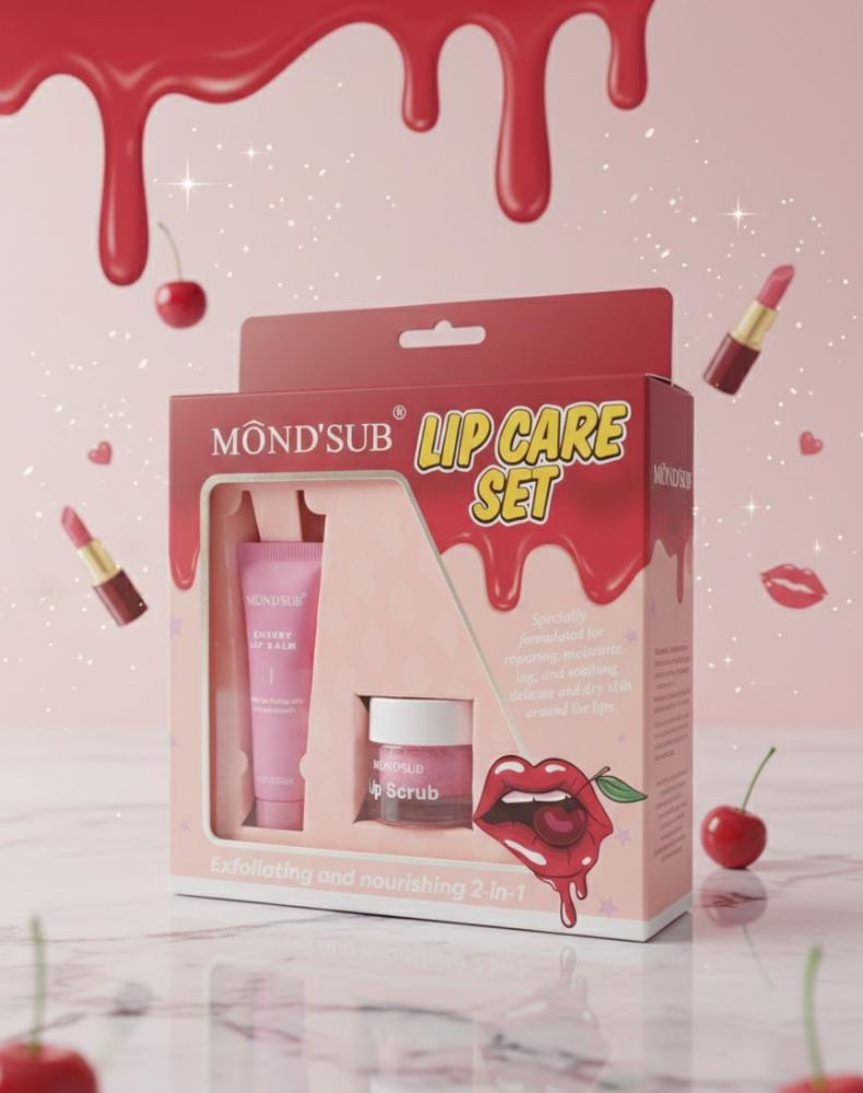 Imagen de KIT DE CUIDADO LABIAL CEREZA MONDSUB XJ2311-09