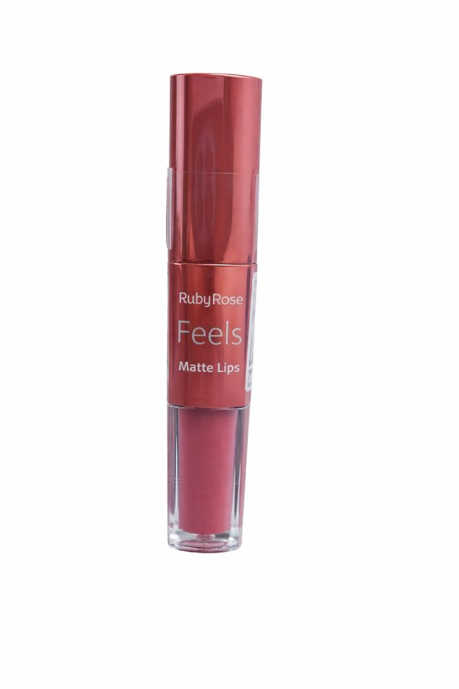 Imagen de LABIAL DUO MATTE FEELS RUBY ROSE COR-202 HB-8608