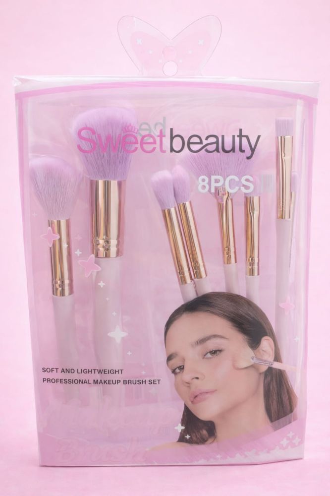 Imagen de SET BROCHAS 8PCS SWEET BEAUTY SZ-1863