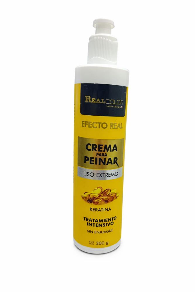 Imagen de CREMA DE PEINAR KERATINA REAL COLOR 300G