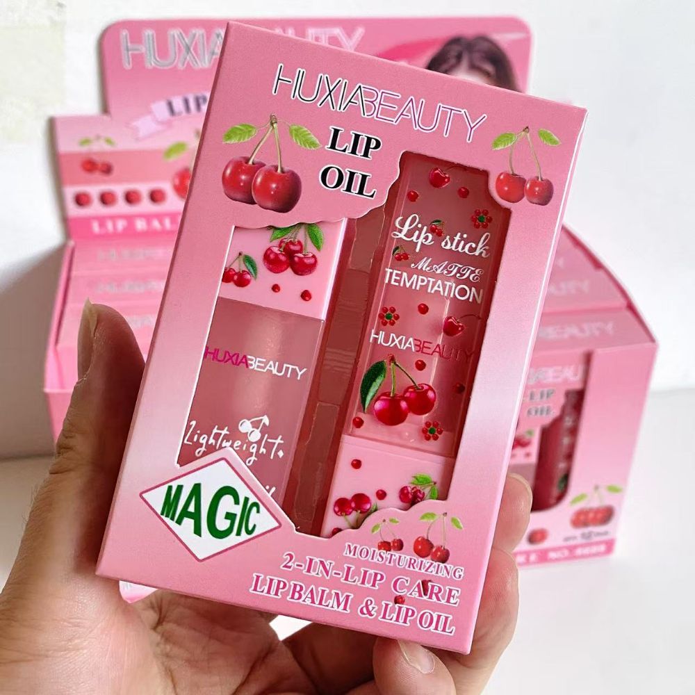 Imagen de LIP BALSAMO + LIP OIL HUXIA 6689
