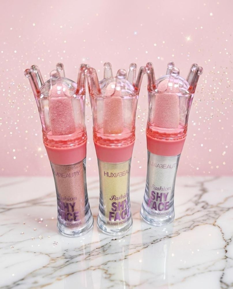 Imagen de ILUMINADOR DORADO Y LILA HUXIABEAUTY 7095