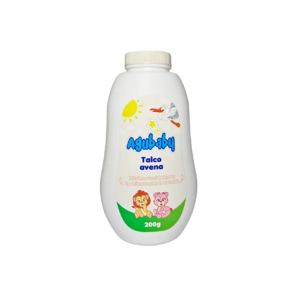 Imagen de TALCO P/BEBE AVENA AGUBABY 200G