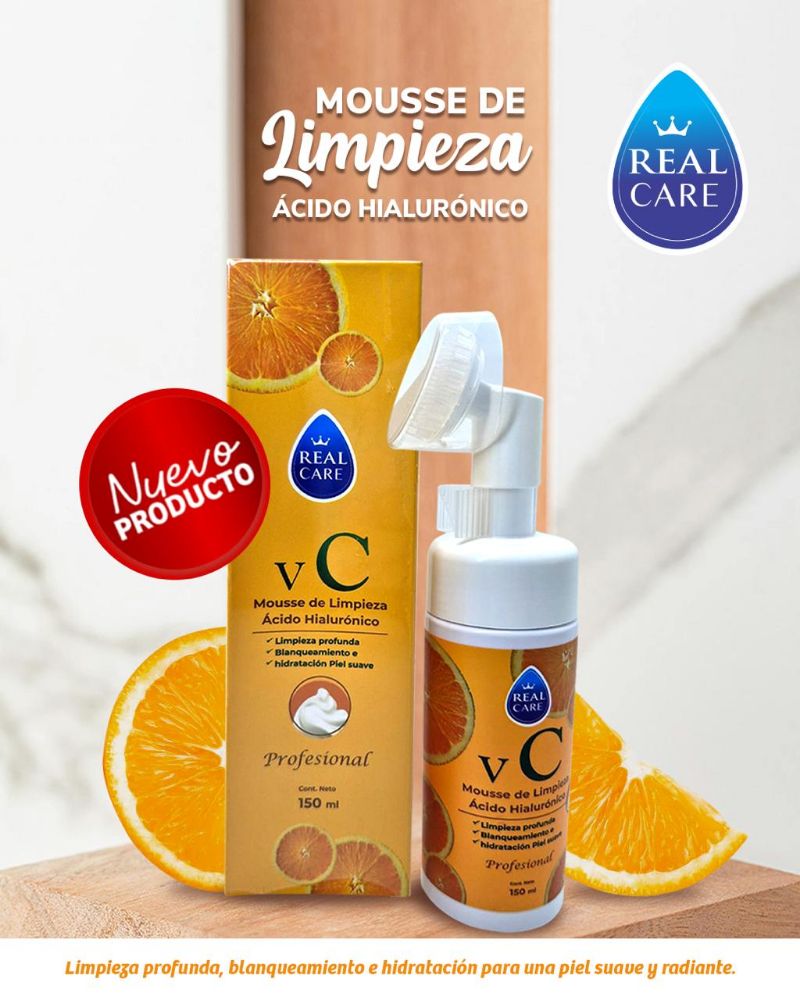 Imagen de MOUSSE FACIAL ACID.HIALURONICO VC REAL CARE 150ML