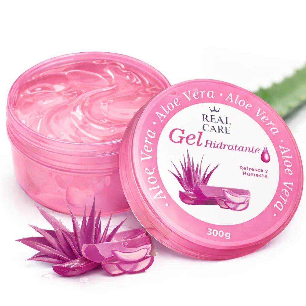Imagen de GEL HIDRATANTE FACIAL ALOE R REAL CARE 300G