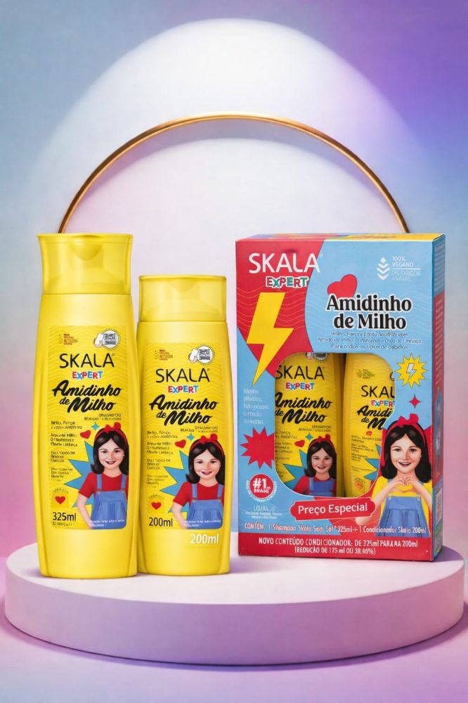 Imagen de SET SHAMPOO + ACOND SKALA AMIDINHO DE MILHO 200ML