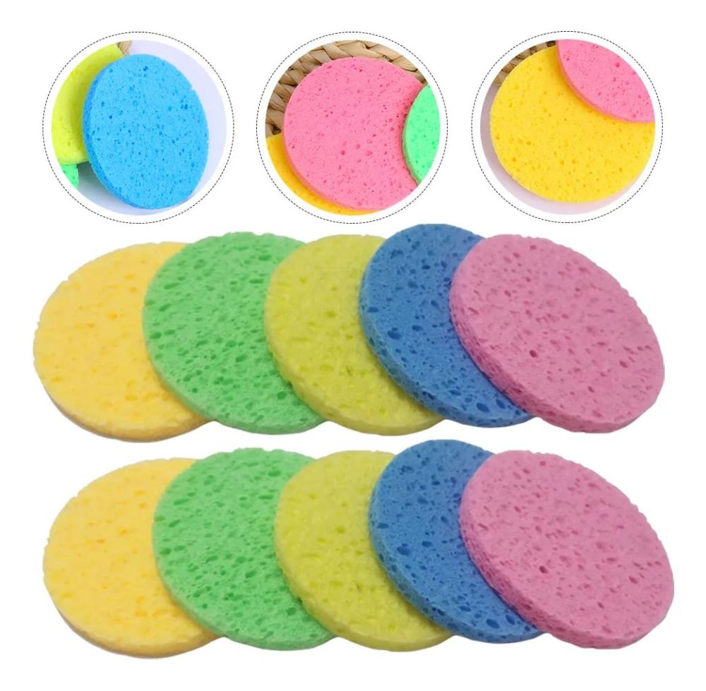 Imagen de ESPONJA PARA MAQUILLAJE OVALADA X2 PCS 6679-2