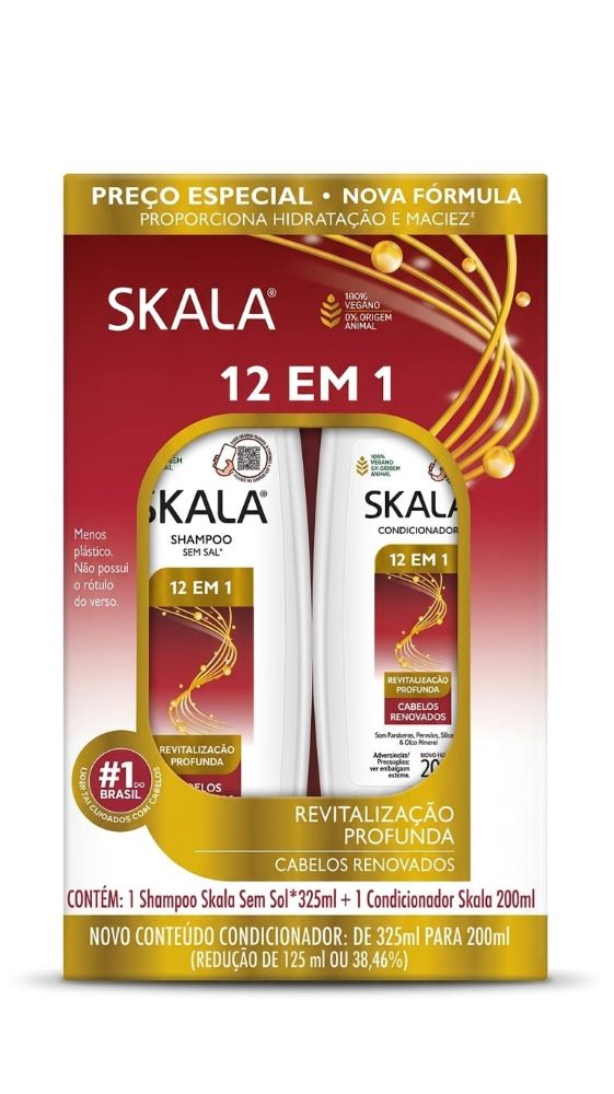 Imagen de SET SHAMPU + ACOND SKALA 12EN1 200ML