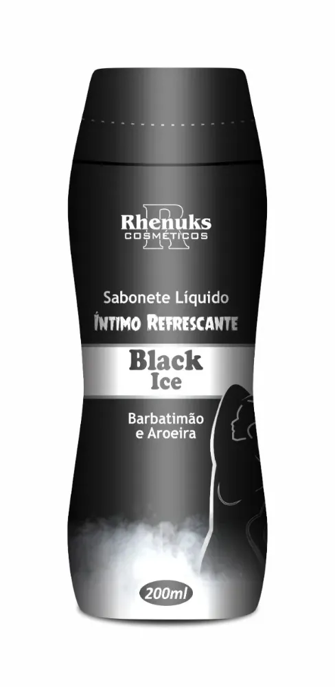 Imagen de JABON LIQ.INTIMO RHENUKS BLACK ICE 200ML