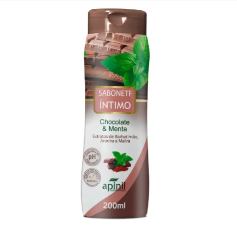 Imagen de JABON LIQ.INTIMO CHOCOLATE Y MENTA APINIL 200ML