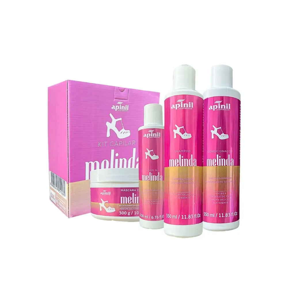 Imagen de KIT CAPILAR MELINDA 4PCS APINIL