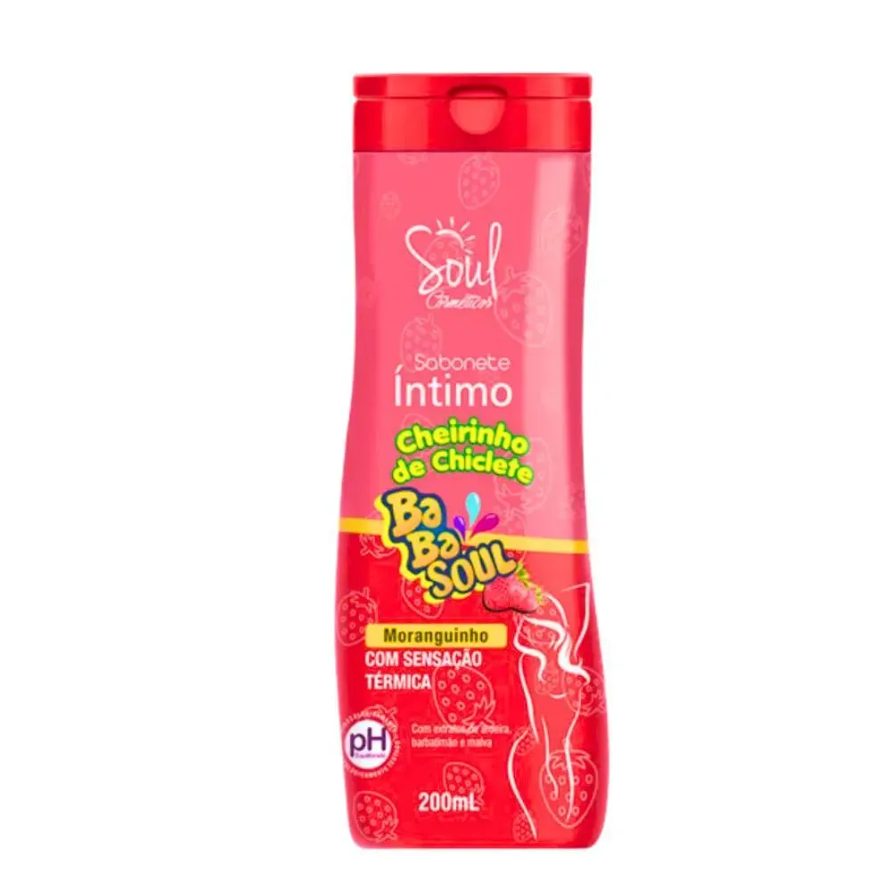 Imagen de JABON LIQ.INTIMO BABASOUL MORANGUINHO 200ML
