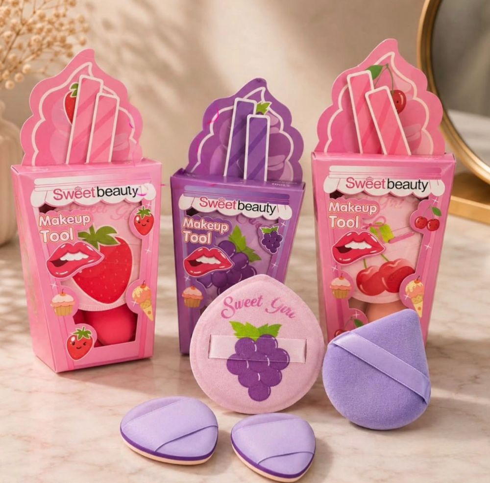 Imagen de SET ESPONJITAS SWEET BEAUTY PF-2585