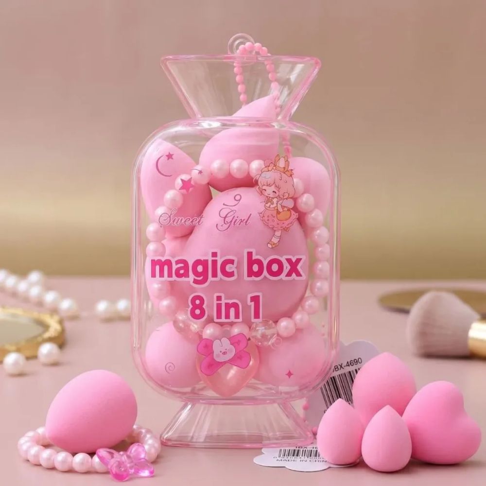 Imagen de SET ESPONJITAS MAGIC BOX 8 IN 1 BX-4690