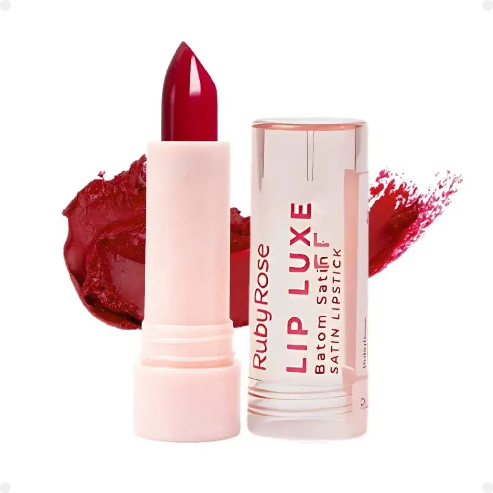 Imagen de LABIAL SATIN LIP LUXE ROSA RUBY ROSE HB-L6000-6