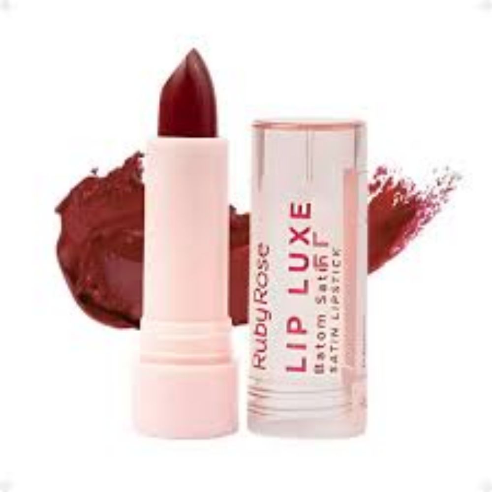 Imagen de LABIAL SATIN LIP LUXE ROSA RUBY ROSE HB-L6000-8
