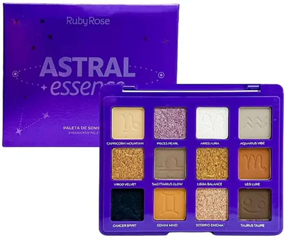 Imagen de PALETA DE SOMBRAS ASTRAL RUBY ROSE HB-F2601