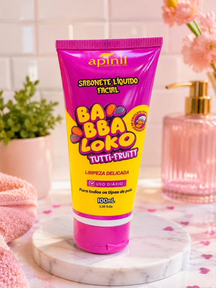 Imagen de JABON LIQ.FACIAL APINIL BABALOKO TUTTI -FRUITT 100ML