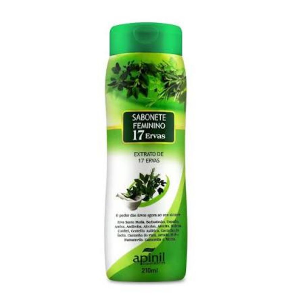 Imagen de JABON LIQ.INTIMO APINIL 17 ERVAS 200ML