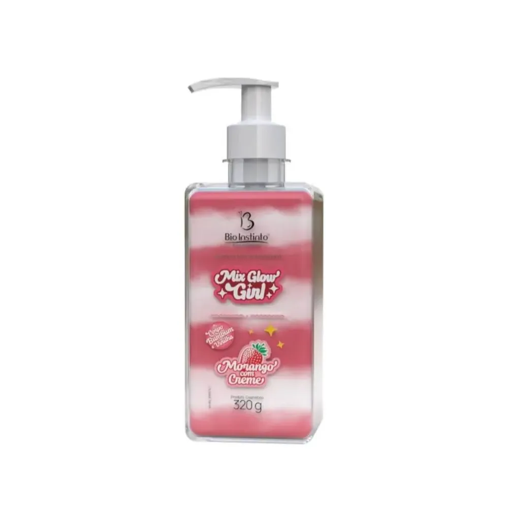 Imagen de HIDRATANTE MIX GLOW GIRL MORANGO CON CREME 320G
