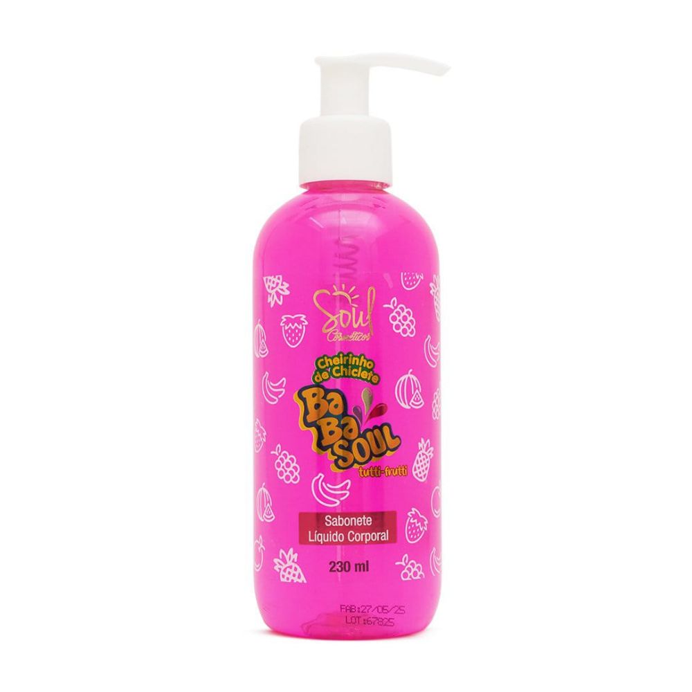 Imagen de JABON LIQ.CORPORAL BABASOUL TUTTI -FRUTTI 230ML