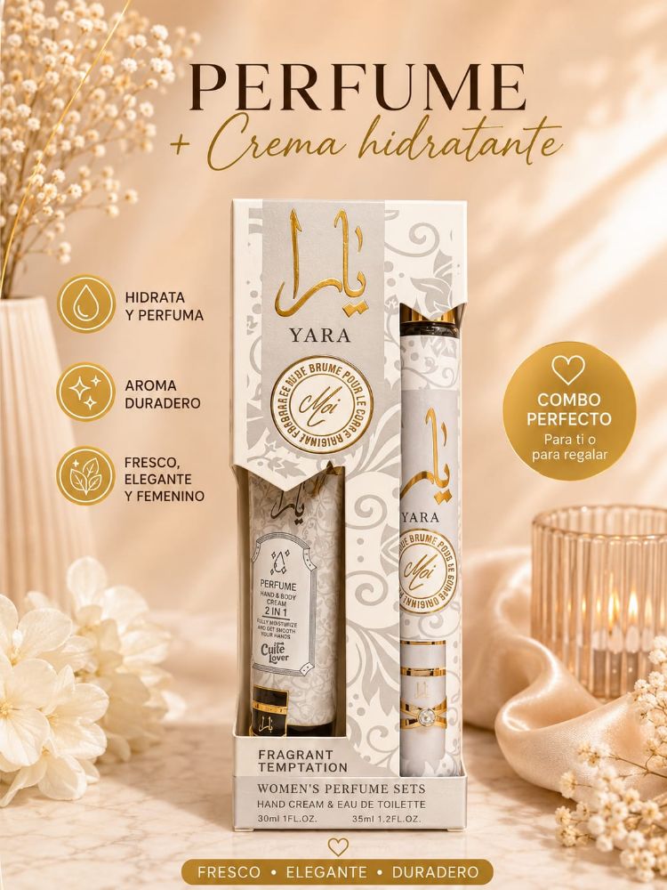 Imagen de SET PERFUME + CREMA YARA MOI