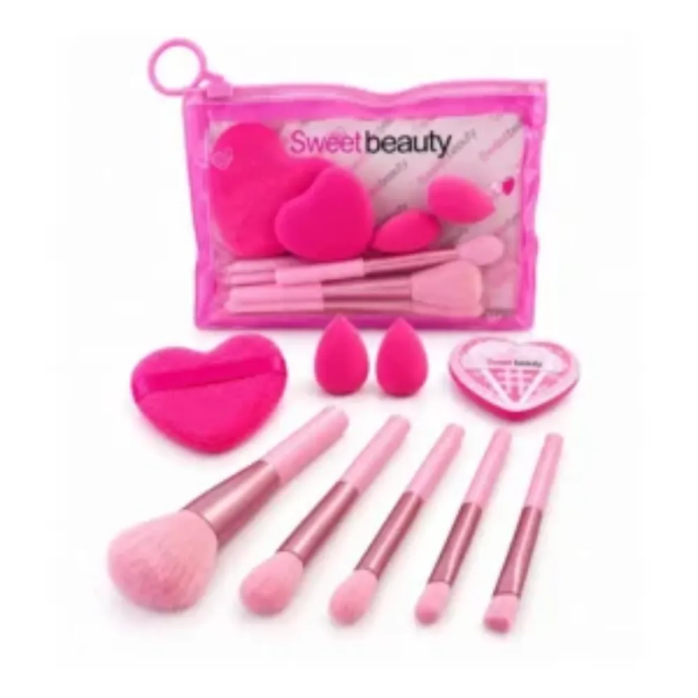 Imagen de SET ESPONJITAS +BROCHAS SWEET BEAUTY SET-2780