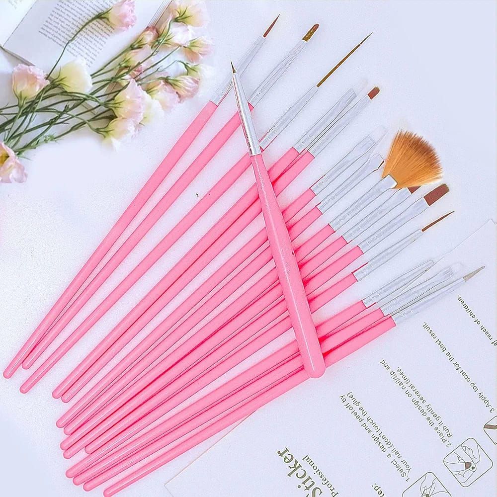 Imagen de SET DE PINCELES 15PCS EN BOLSA 6645