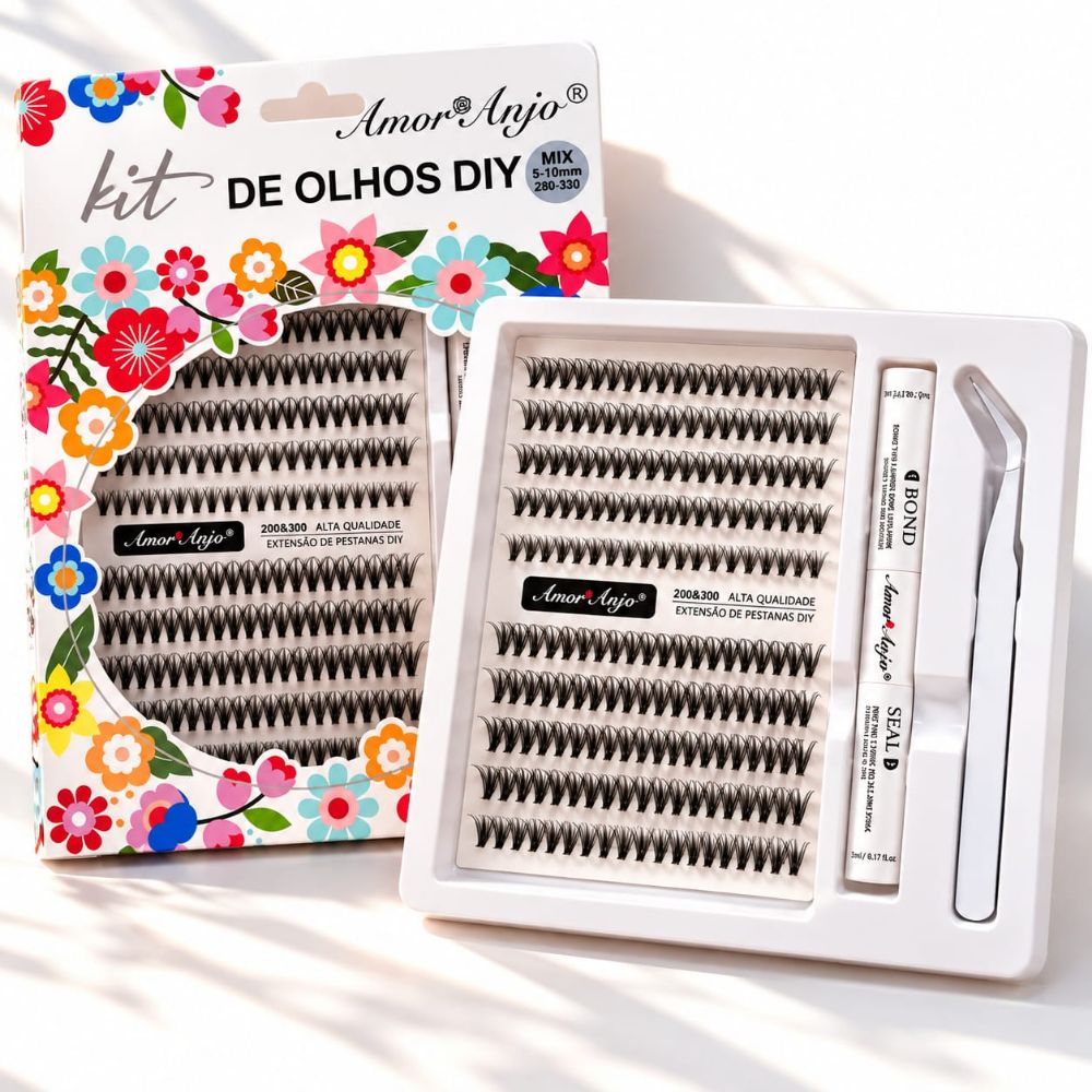 Imagen de KIT PESTAÑAS AMOR ANJO AM-CL016AB