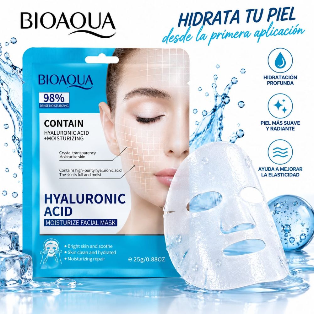 Imagen de MASC.FACIAL BIOAQUA AC.HYALURONICO BQY80878