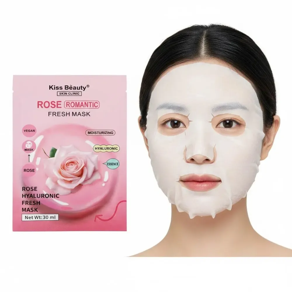Imagen de MASCARILLA FACIAL KISS BEAUTY ROSA 30ML 6549-6