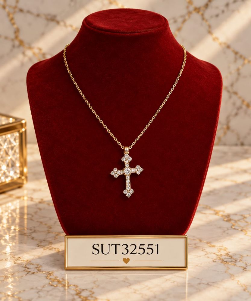Imagen de CADENA ACERO CRUZ SUT 32551