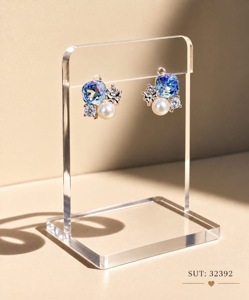 Imagen de ARO ACERO PERLA AZUL SUT32392