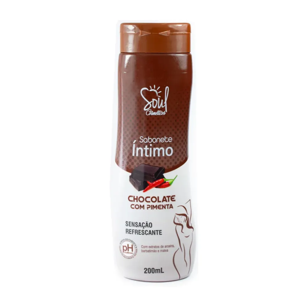 Imagen de JABON LIQ INTIMO SOUL CHOCOLATE C/PIMENTA 200ML