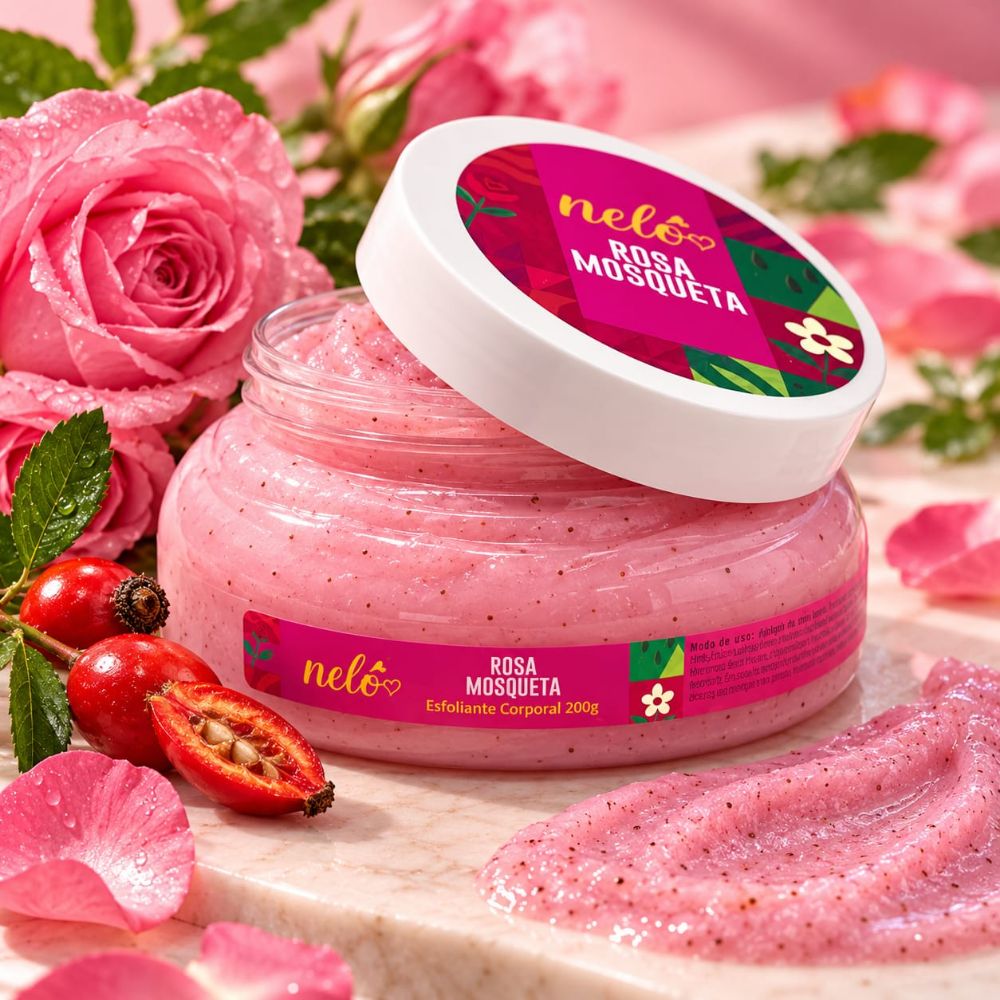 Imagen de EXFOLIANTE CORPORAL ROSA MOSQUETA NELO 200G